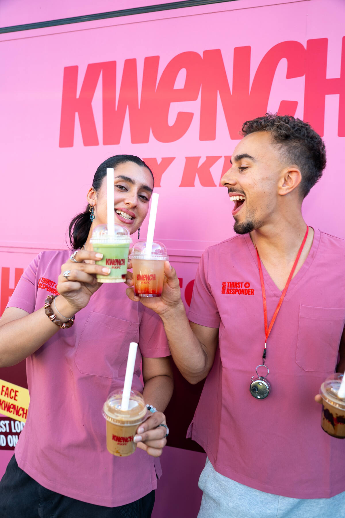 Brand ambassadors at a KFC activation